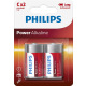 Батарейка Philips Power Alkaline C BLI 2 (LR14P2B/10)