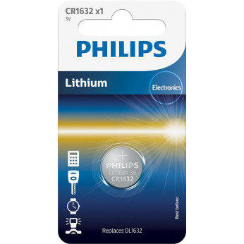 Батарейка Philips Lithium CR 1632 BLI 1 (CR1632/00B)