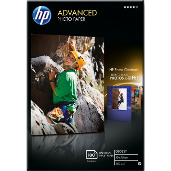 Фотопапір HP 10x15cm Advanced Glossy Photo Paper, 100арк. (Q8692A)