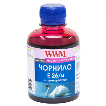 Чернила WWM E26 Magenta для Epson 200г (E26/M) водорастворимые