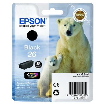 Картриджі для принтера для Epson Expression Premium XP-700 Black C13T26014010