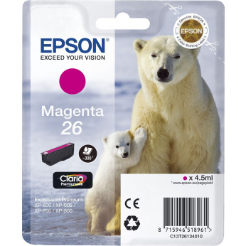 Картриджі для принтера для Epson Expression Premium XP-700 Magenta C13T26134010