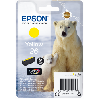 Картриджи для Epson Expression Premium XP-710 Yellow C13T26344010