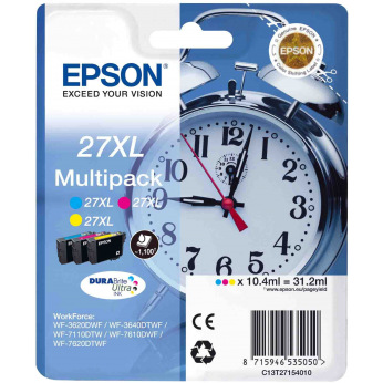 Картриджи для Epson WorkForce WF-7620DTWF C/M/Y C13T27154020