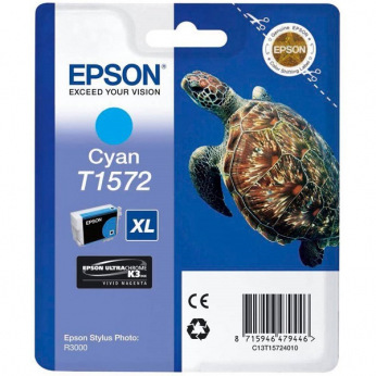 Картриджі для принтера для Epson T1572 Cyan C13T15724010 Cyan C13T15724010