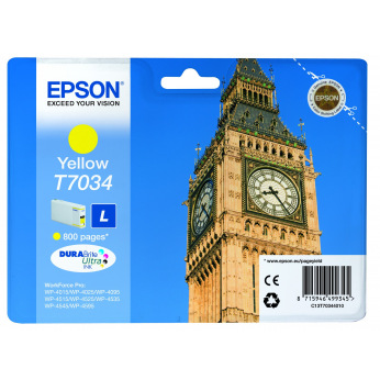 Картриджі для принтера для Epson WorkForce Pro WP-4535DWF Yellow C13T70344010