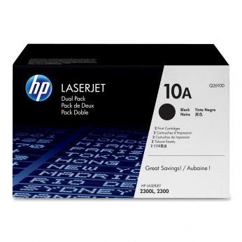 Картриджі для принтера для HP 10A Dual Pack Black (Q2610D) Black Q2610D