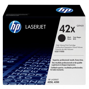 Картриджі для принтера для HP LaserJet 4250dtnsl Black Q5942X