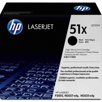 Картриджі для принтера для HP LaserJet M3027x Black Q7551X