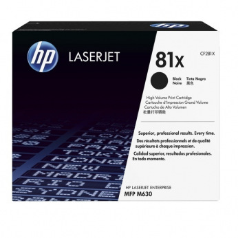 Картриджі для принтера для HP LaserJet Enterprise M630h Black CF281X