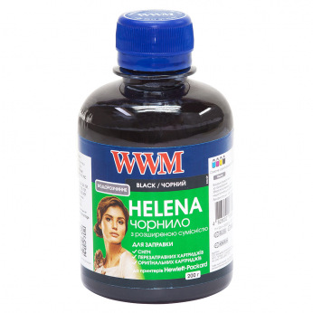 Чернила WWM HELENA Black для HP 200г (HU/B) водорастворимые