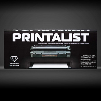 Картридж PRINTALIST  аналог HP 85A CE285A Black (HP-CE285A-PL)