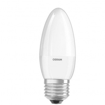 Лампа світлодіодна OSRAM LED STAR E27 6.5-60W 3000K 220V B35 (4058075134232)