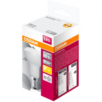 Лампа світлодіодна Osram LED STAR R63 7W (600Lm) 3000K E27 (4058075282629)