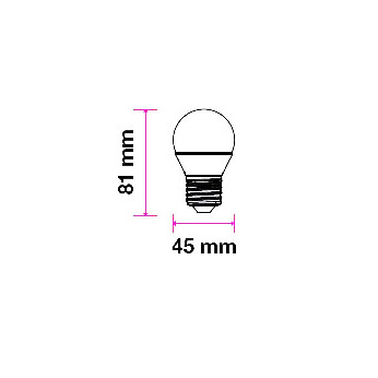 Лампа світлодіодна V-TAC, 7W-60W, SKU-866, SAMSUNG CHIP E27 G45 Plastic, 3000K (3800157640114)