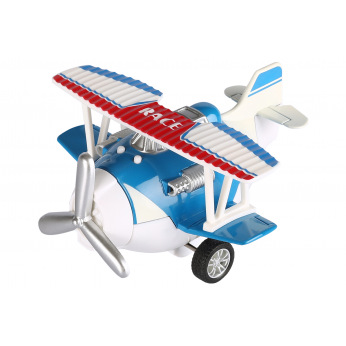 Самолет металлический инерционный Same Toy Aircraft синий  (SY8013AUt-2)