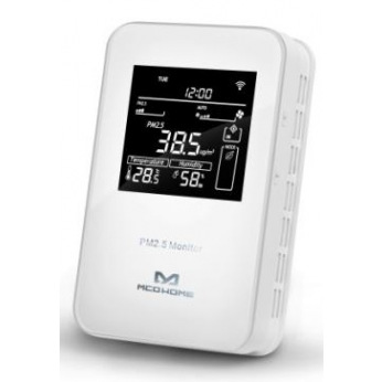 Розумний сенсор 3в1: PM2.5, темп., вол. MCO Home, Z-Wave, 230V АС, білий (MH10-PM2.5-WA)