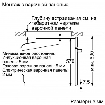 Духова шафа Bosch вбудовувана електрична HBG517EB1R- Ш-60см/10 реж/66 л./А/1 телескоп/чорний (HBG517EB1R)