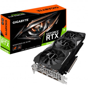 Видеокарта Gigabyte GeForce RTX2070 SUPER WINDFORCE OC 3X 8G (GV-N207SWF3OC-8GD)