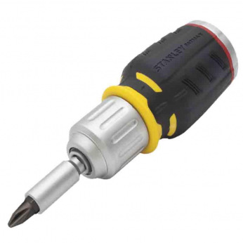 Викрутка Stanley + 6 бит FatMax STUBBY реверсивная (FMHT0-62688)