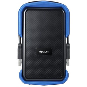 Жорсткий диск Apacer 2.5" USB 3.1 2TB AC631 захист IP55 Black/Blue (AP2TBAC631U-1)