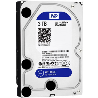 Жорсткий диск WD 3.5" SATA 3.0 3TB 5400 64MB Blue (WD30EZRZ)