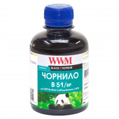 Чорнило WWM B51 Black для Brother 200г (B51/BP) пігментне