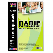 Фотопапір NewTone Глянцевий 180Г/м кв, А4, 100л (G180.100N)