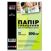 Фотопапір NewTone Глянцевий 200Г/м кв, А4, 100л (G200.100N)