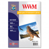 Фотопапір WWM матовий 100Г/м кв, А4 100л (M100.100/C)