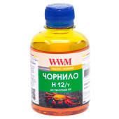 Чорнило WWM H12 Yellow для HP 200г (H12/Y) водорозчинне