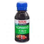 Чорнило для СНПЧ WWM H35 Black для HP 100г (H35/BP-2) пігментне