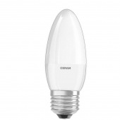 Лампа світлодіодна OSRAM LED STAR E27 6.5-60W 3000K 220V B35 (4058075134232)