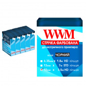 Лента красящая WWM 10мм х 3.5м HD кольцо Black ( R10.3.5H5) 5шт