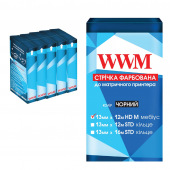 Стрічка фарбуюча WWM 13мм х 12м HD лівий Refill Black (R13.12HM5) 5шт