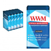 Стрічка фарбуюча WWM 13мм х 12м HD правий Refill Black (R13.12HR5) 5шт