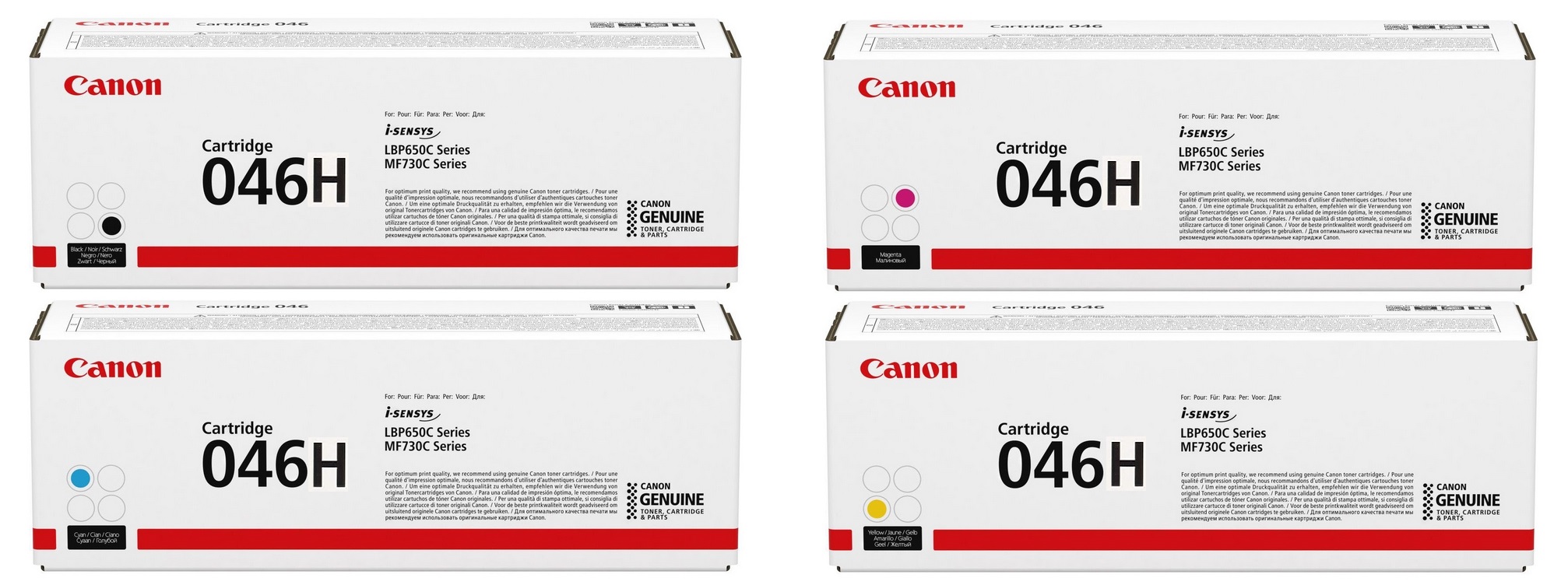 Картриджи Canon 046H для Canon i-Sensys LBP–653cdw Купить комплект картриджей.