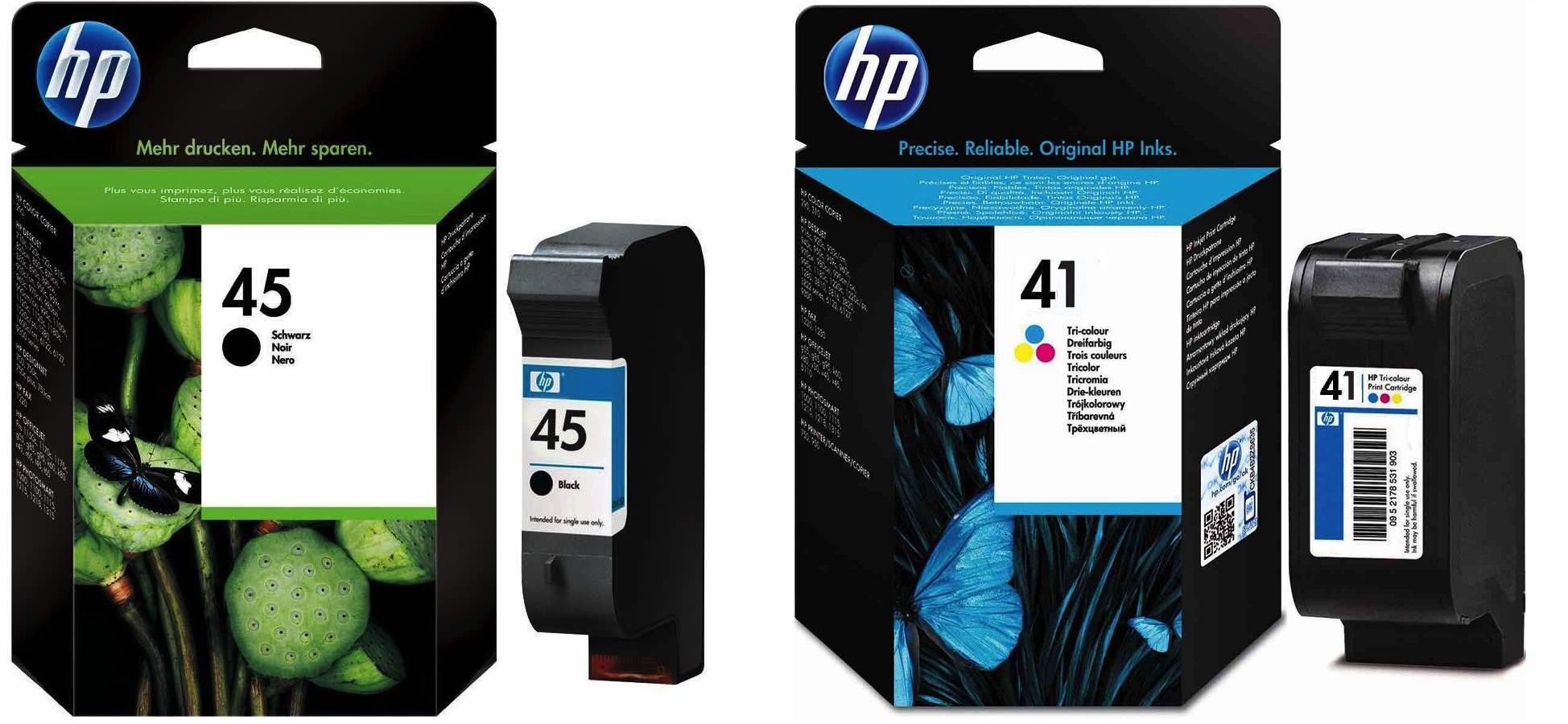 Картриджи hp 45 hp 41 для HP Officejet Pro 1175c. Купить комплект оригинальных чернил.