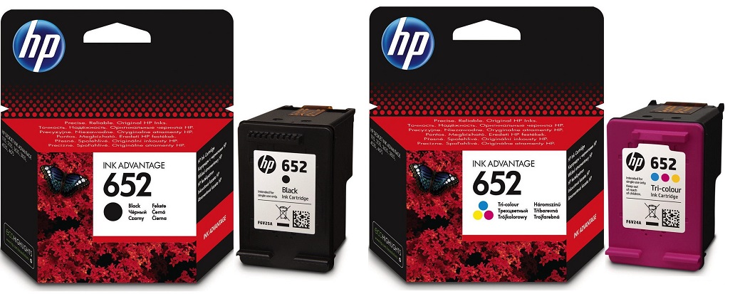 Картриджи hp 652 для HP DJ Ink Advantage 5275. Купить комплект оригинальных чернил.