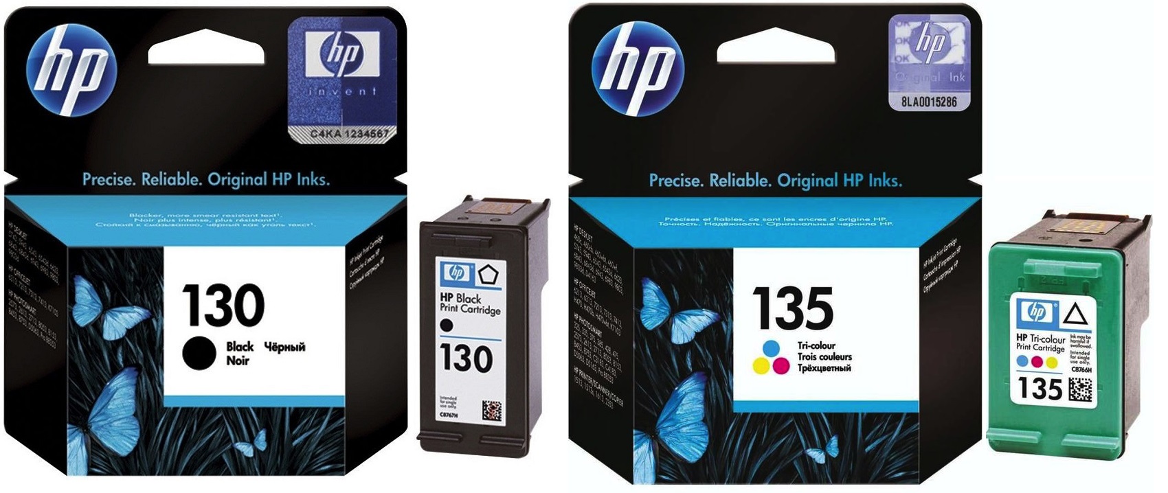 Картриджи hp 130 135 для HP Officejet 6318. Купить комплект оригинальных чернил.