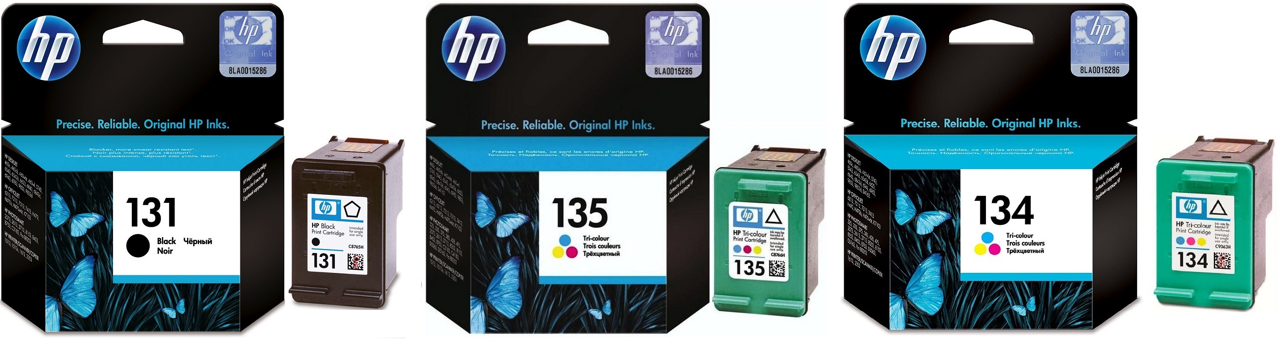 Картриджи hp 131 hp 134 hp 135 для HP Officejet H470. Купить комплект оригинальных чернил.