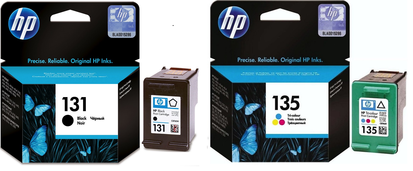 Картриджи hp 131 135 для HP Photosmart 7838. Купить комплект оригинальных чернил.